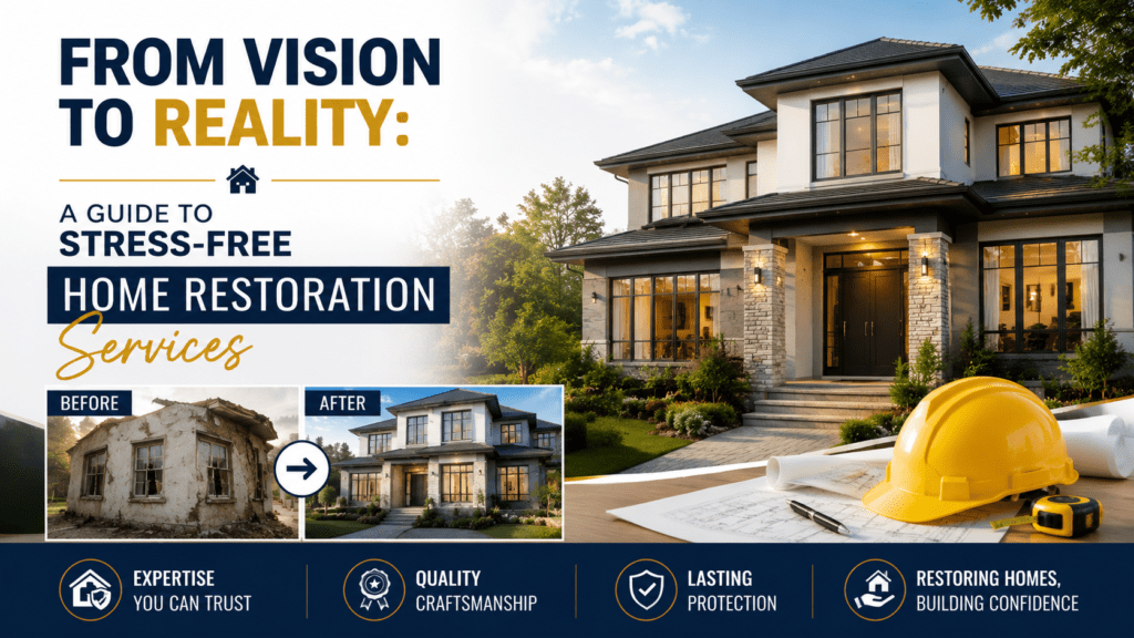 From Vision to Reality: A Guide to Stress-Free Home Restoration Service